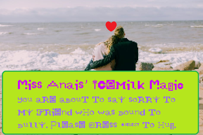 Miss Anais' Icemilk Magic Font poster