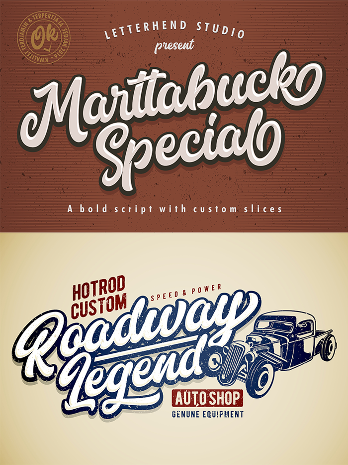 Marttabuck DEMO Font poster