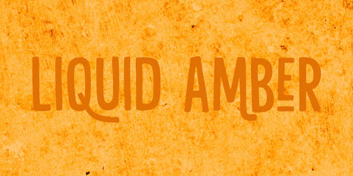 Liquid Amber DEMO Font poster