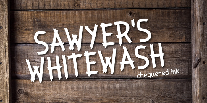 Sawyer's Whitewash Font