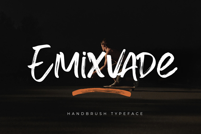Emixvade Font poster