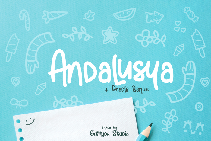 Andalusya Font poster