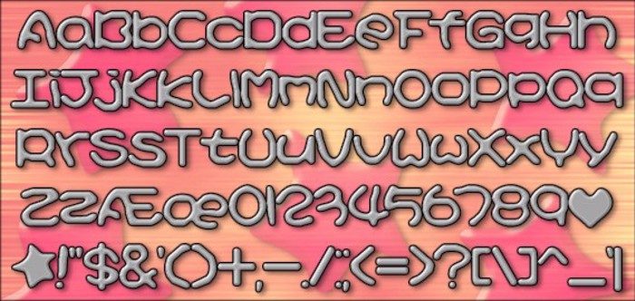 Kirby No Kira Kizzu BRK Font