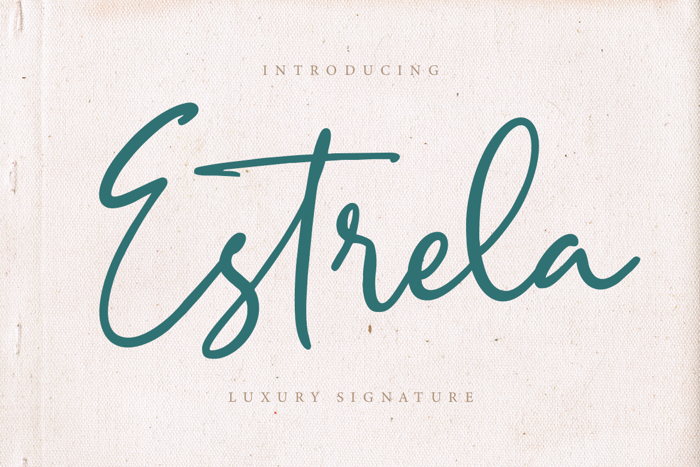 Estrela Font poster
