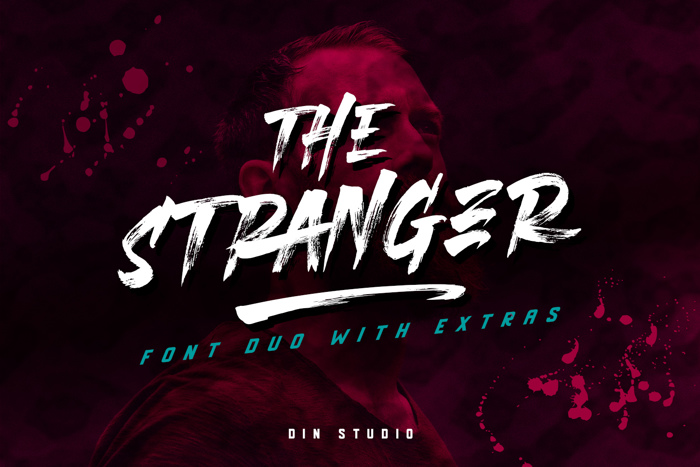 The Stranger Font poster