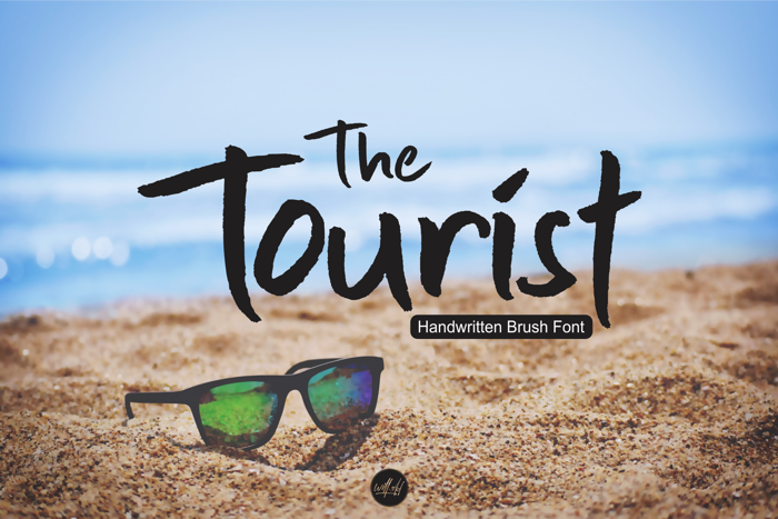 The Tourist Font poster