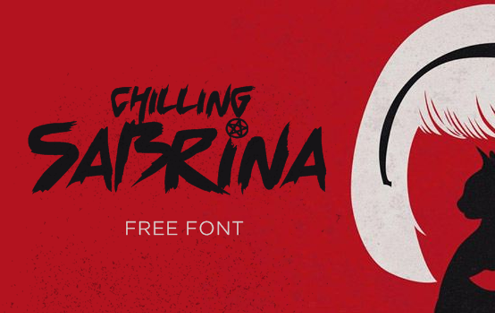 Chilling Sabrina Font poster