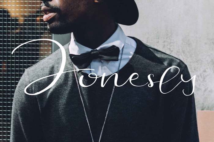 Jonesly Font poster