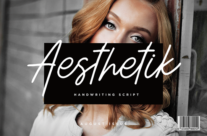 Aesthetik Script poster