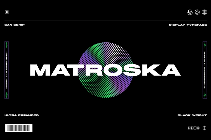 MATROSKA Font poster