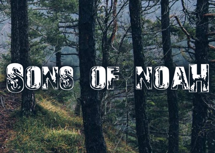 Sons of Noah Font poster
