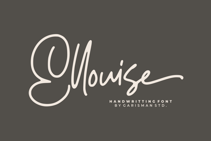 Ellouise Font poster