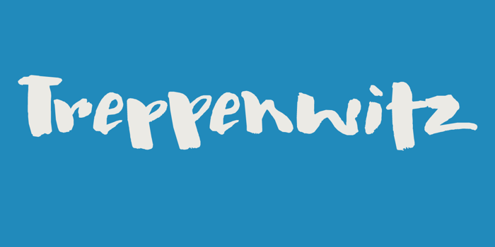 Treppenwitz DEMO Font poster