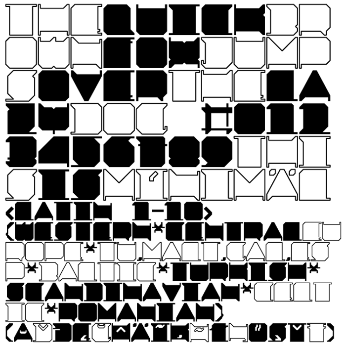 MINIMAL x Font poster