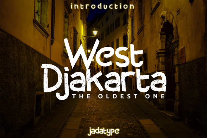 West Djakarta Font poster