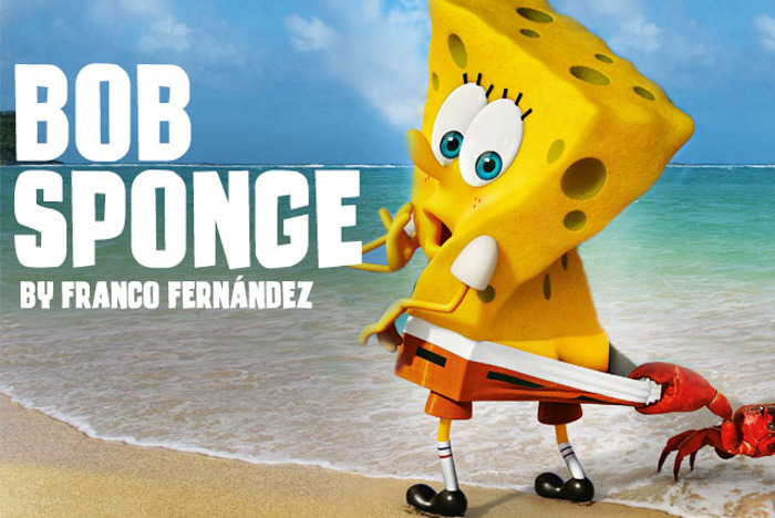 Bob Sponge Font poster