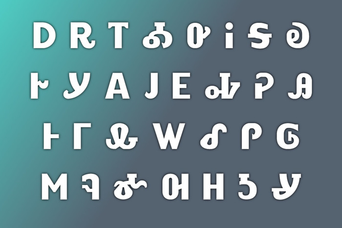ALEWISDODI Font poster