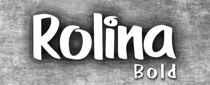 RolinaBold Font poster
