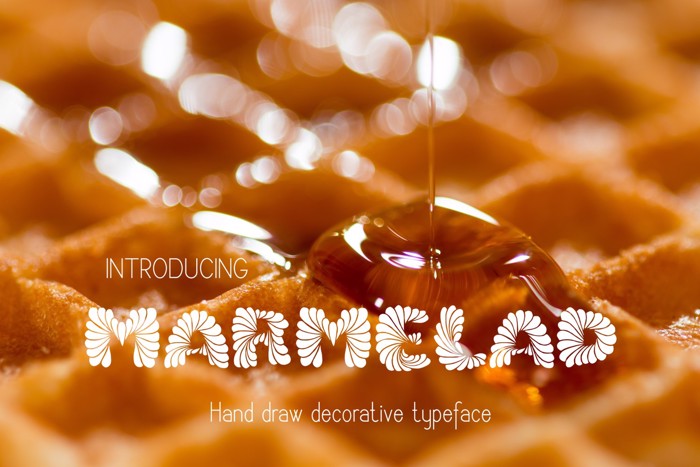 Marmelad Font poster