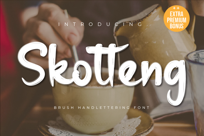 Skotteng Font poster