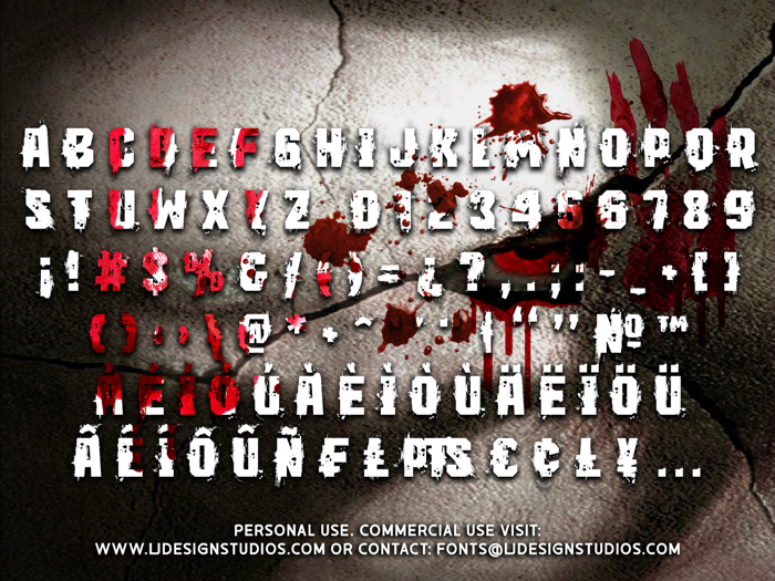 The End Font poster