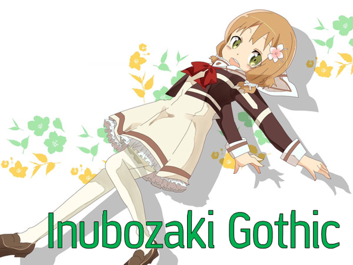 Inubozaki Gothic Font poster