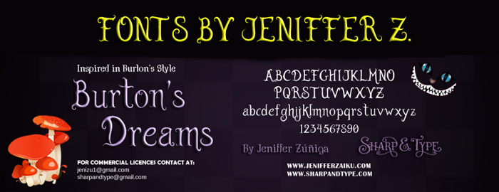 Burton's Dreams Pro Font