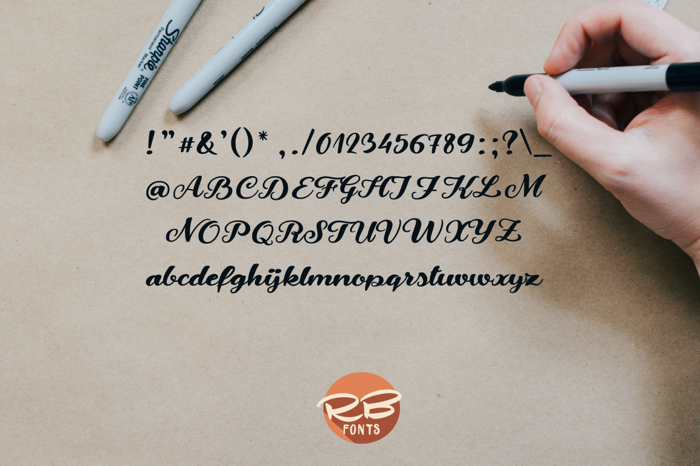 Snowman Dudes Font poster