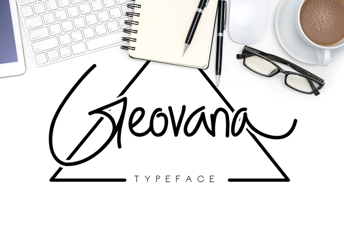 Geovana Font poster