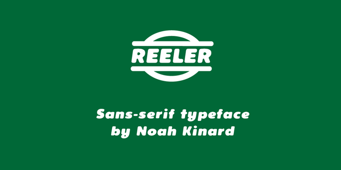 Reeler Font poster
