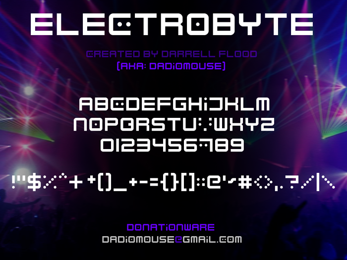 Electrobyte Font