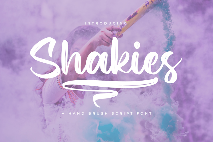 Shakies Font poster