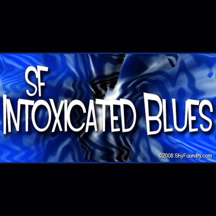 SF Intoxicated Blues Font poster