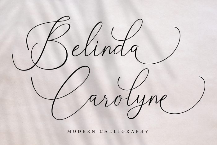 Belinda Carolyne Font poster