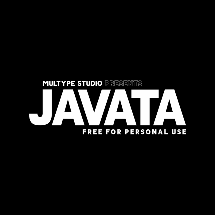 Javata Font poster