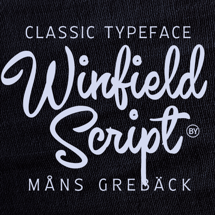 Winfield Script Font