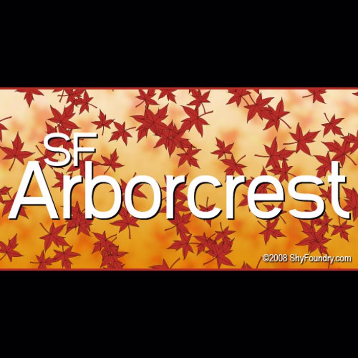 SF Arborcrest Medium Font