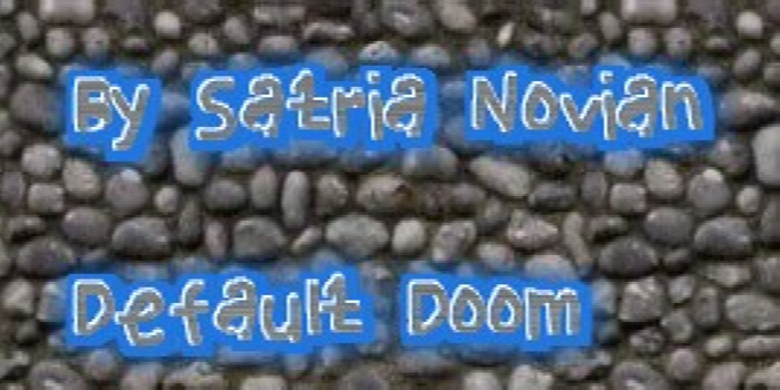 Default Doom Font poster