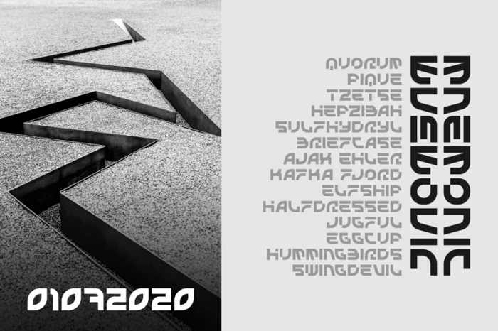 STARBLASTER Font poster