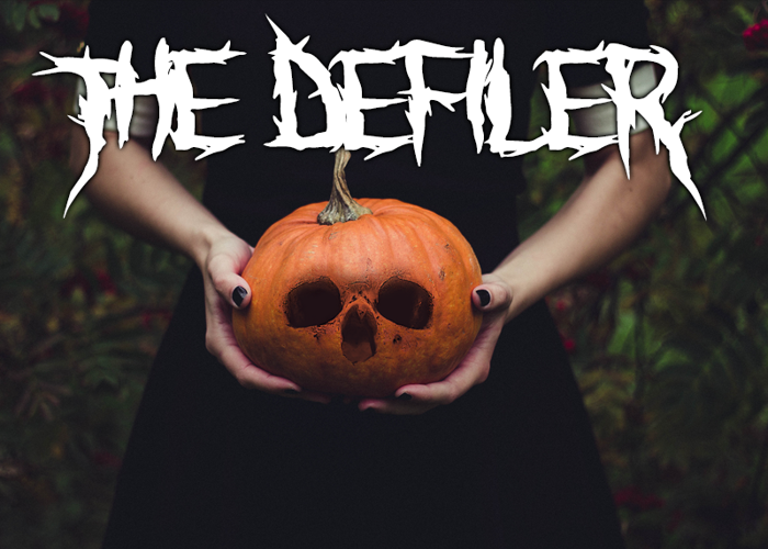 The Defiler Font poster