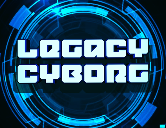 Legacy Cyborg Font poster