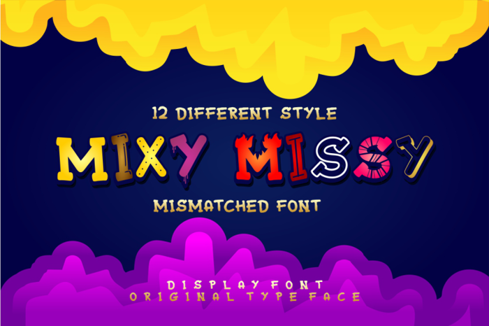 Mixy Missy Font poster