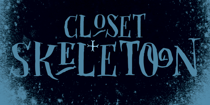 DK Closet Skeleton Font poster