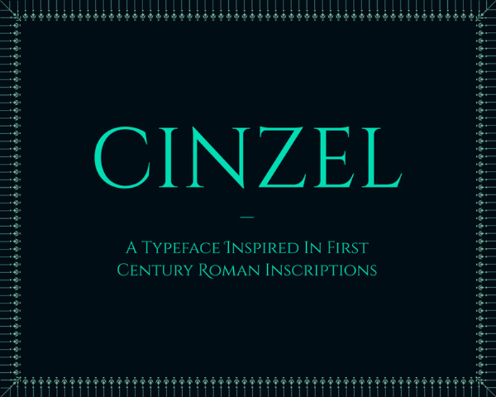 Cinzel Font
