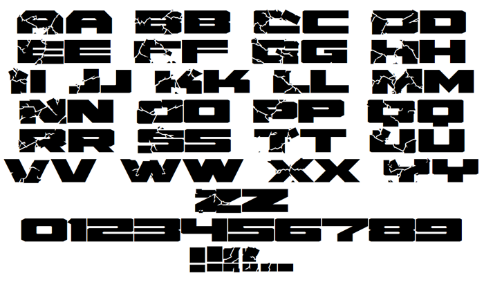 Hulk Smash Font poster