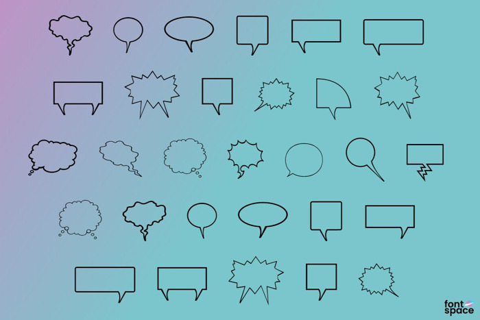 Komika Bubbles Font poster