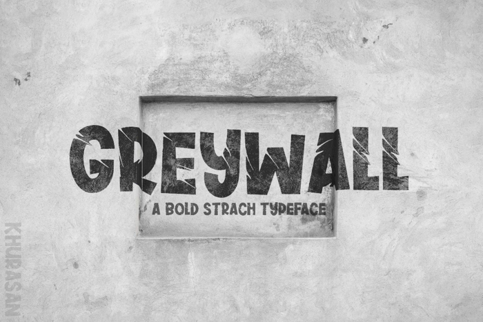 Greywall Font poster