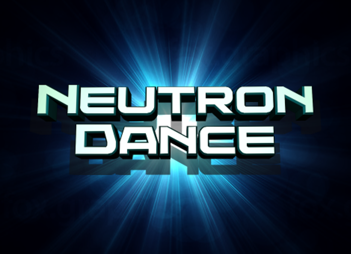 Neutron Dance Font poster