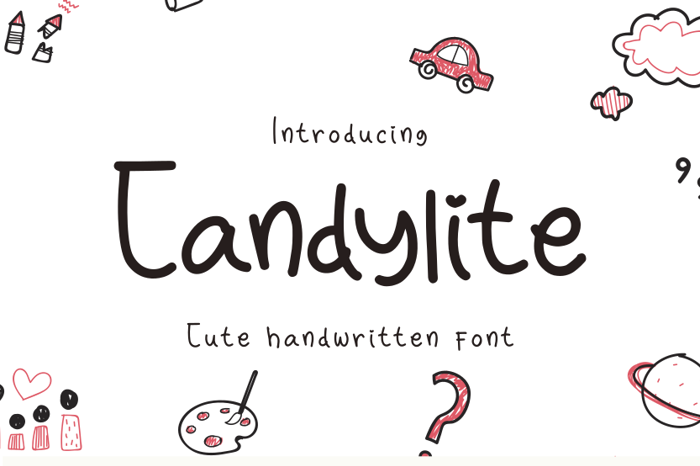 Candylite Font poster