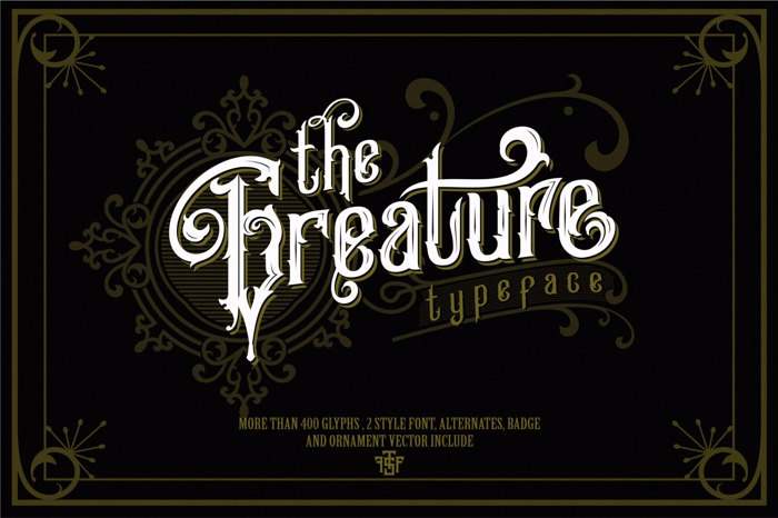 Greature Font poster
